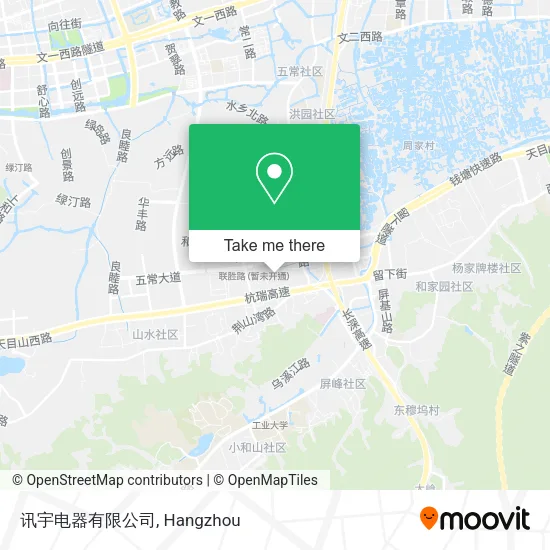 讯宇电器有限公司 map