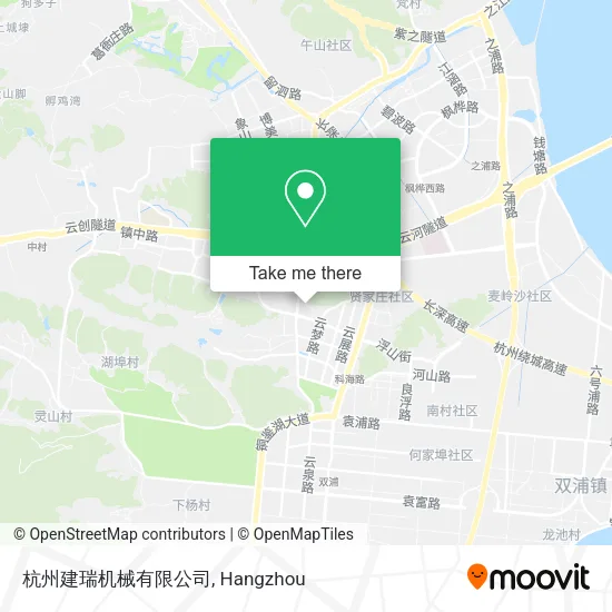 杭州建瑞机械有限公司 map