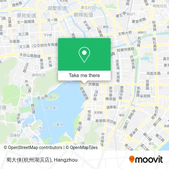 蜀大侠(杭州湖滨店) map