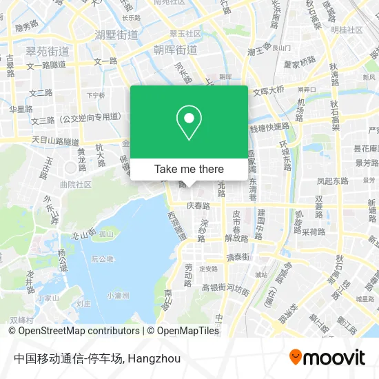 中国移动通信-停车场 map