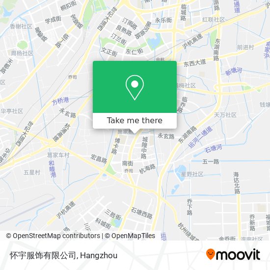 怀宇服饰有限公司 map