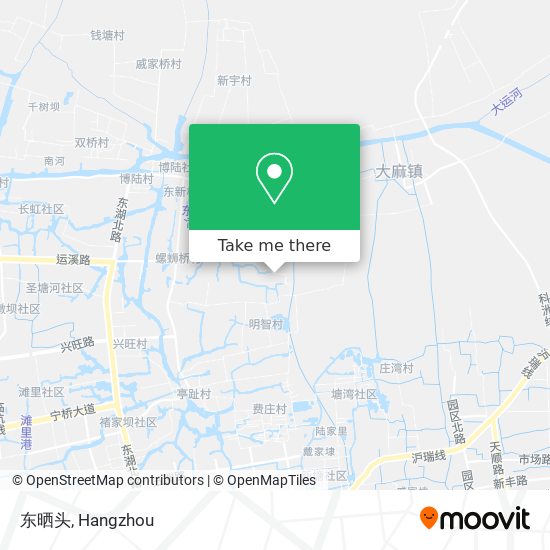 东晒头 map