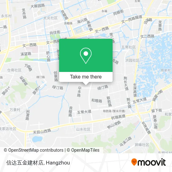 信达五金建材店 map