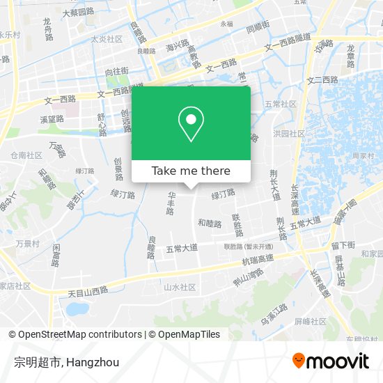 宗明超市 map