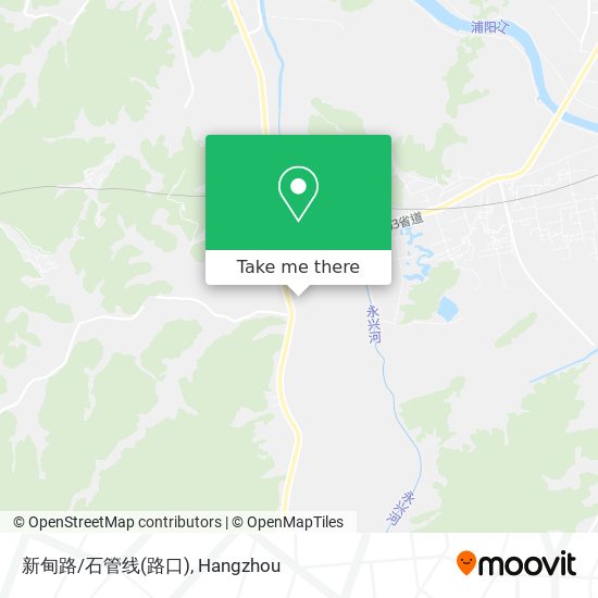 新甸路/石管线(路口) map