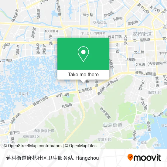 蒋村街道府苑社区卫生服务站 map