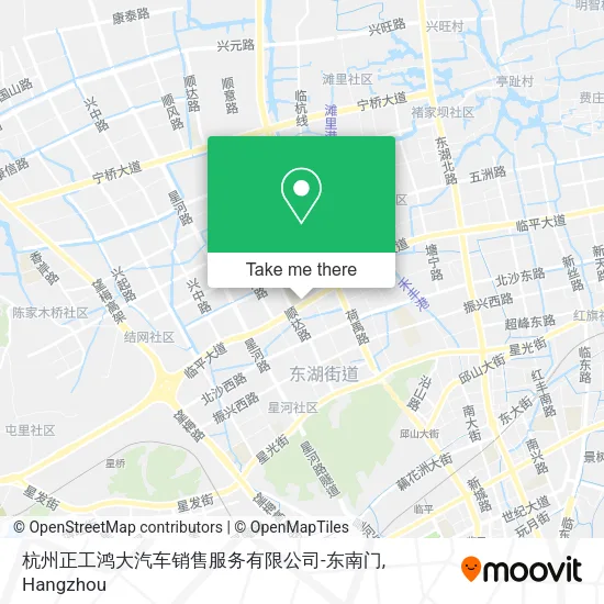 杭州正工鸿大汽车销售服务有限公司-东南门 map