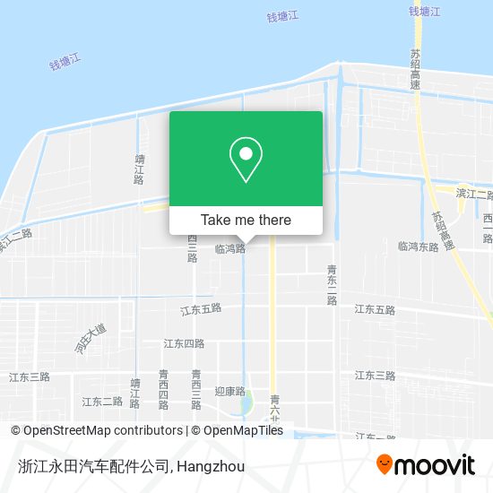 浙江永田汽车配件公司 map