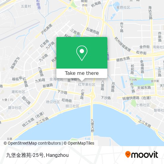 九堡金雅苑-25号 map