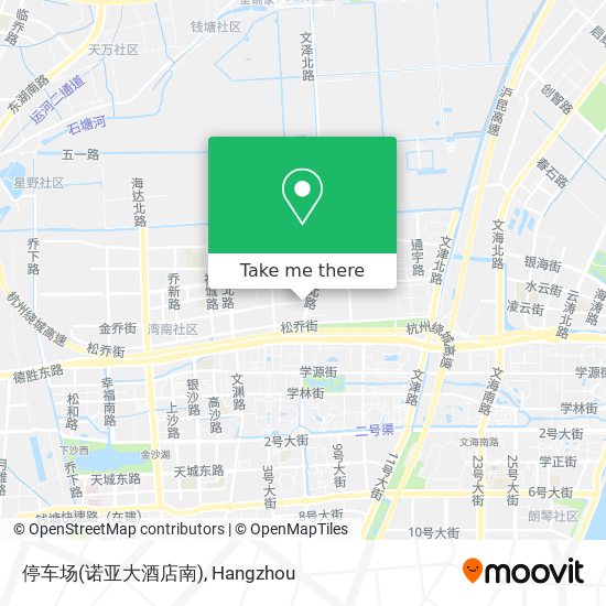 停车场(诺亚大酒店南) map