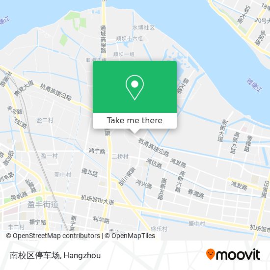 南校区停车场 map