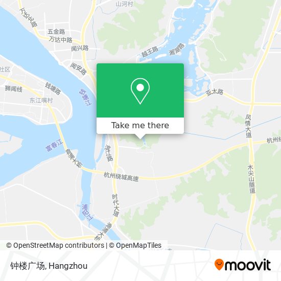 钟楼广场 map