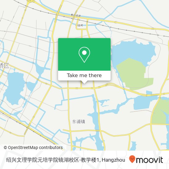 绍兴文理学院元培学院镜湖校区-教学楼1 map