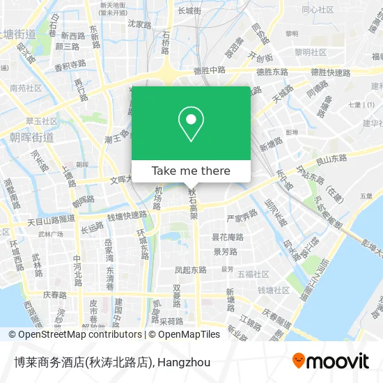 博莱商务酒店(秋涛北路店) map