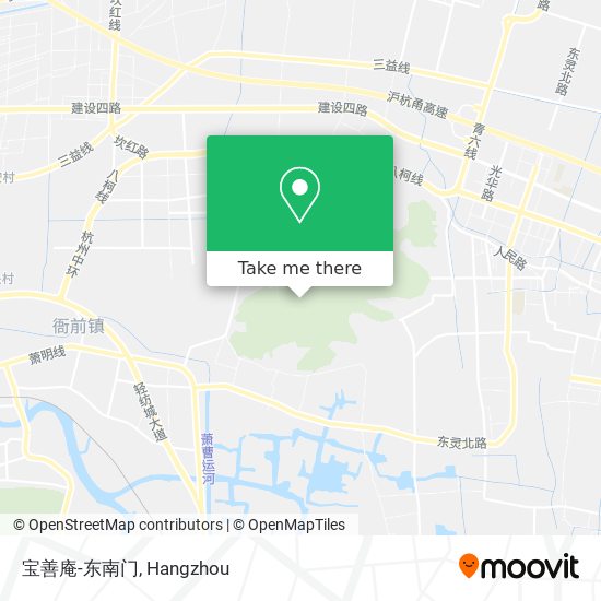 宝善庵-东南门 map