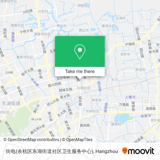 街电(余杭区东湖街道社区卫生服务中心) map