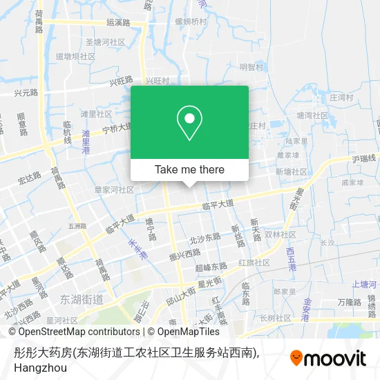 彤彤大药房(东湖街道工农社区卫生服务站西南) map
