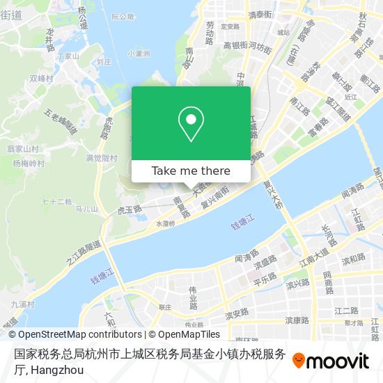 国家税务总局杭州市上城区税务局基金小镇办税服务厅 map
