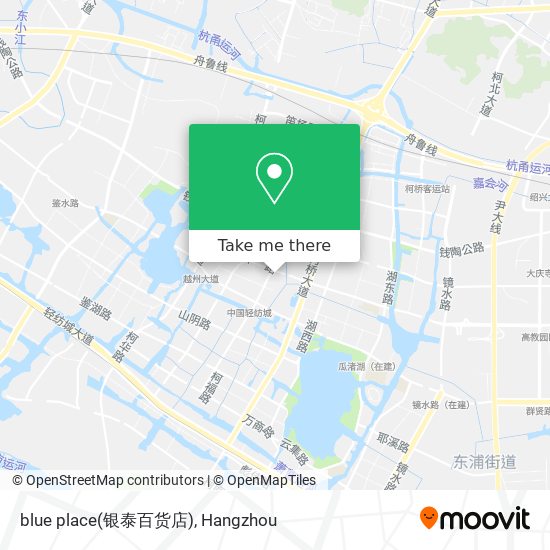 blue place(银泰百货店) map