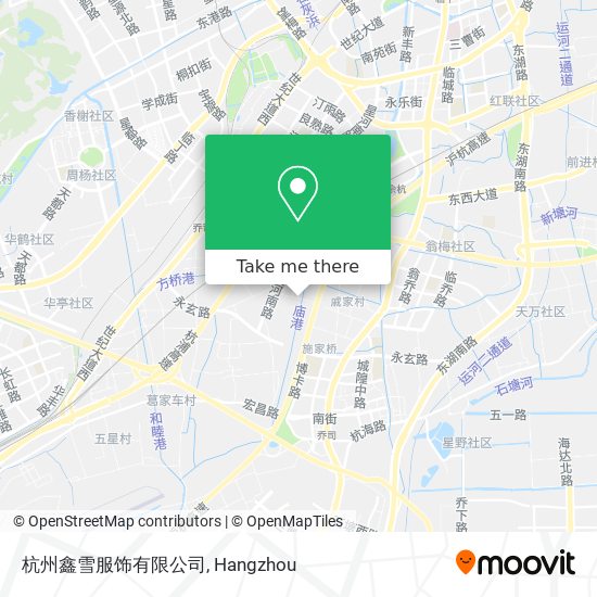 杭州鑫雪服饰有限公司 map