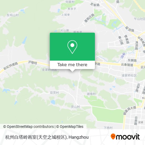杭州白塔岭画室(天空之城校区) map