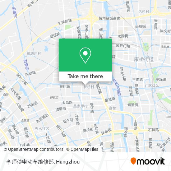 李师傅电动车维修部 map