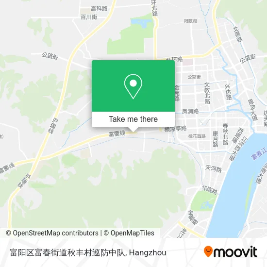 富阳区富春街道秋丰村巡防中队 map