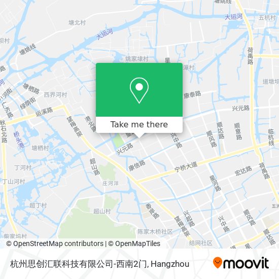 杭州思创汇联科技有限公司-西南2门 map