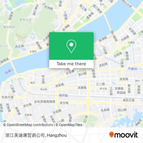 浙江美迪康贸易公司 map
