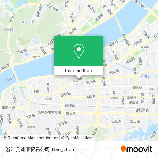 浙江美迪康贸易公司 map