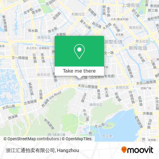 浙江汇通拍卖有限公司 map