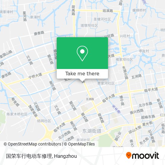 国荣车行电动车修理 map