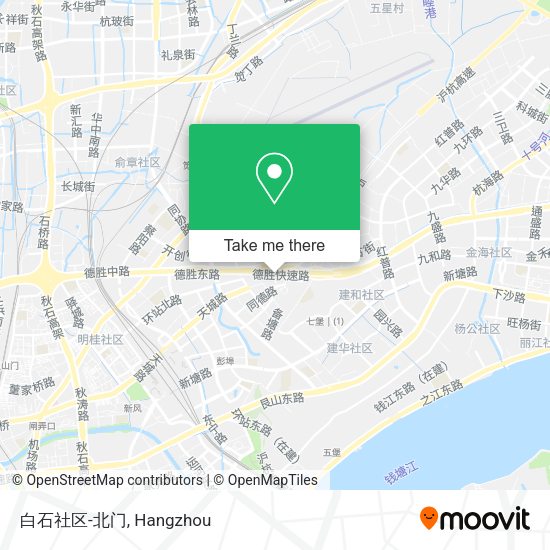 白石社区-北门 map