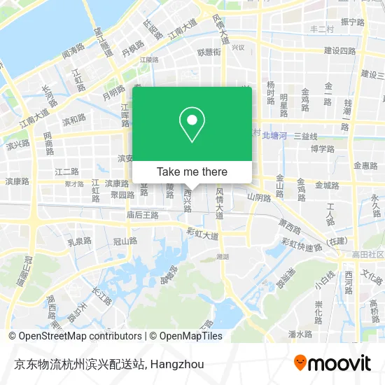 京东物流杭州滨兴配送站 map