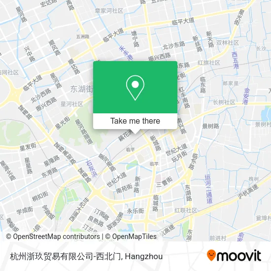 杭州浙玖贸易有限公司-西北门 map