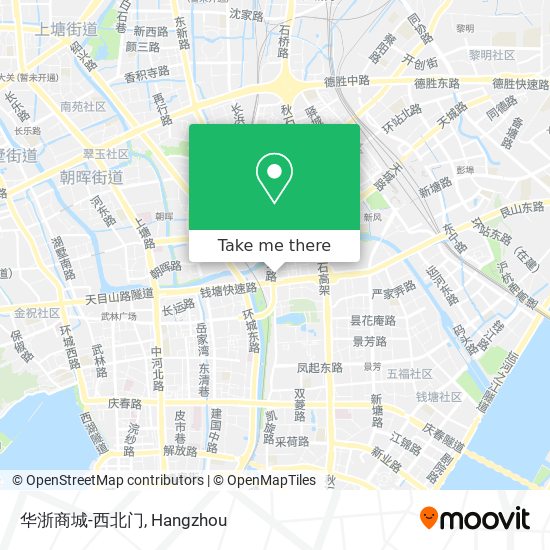 华浙商城-西北门 map