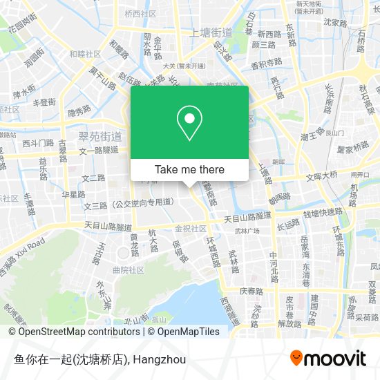 鱼你在一起(沈塘桥店) map