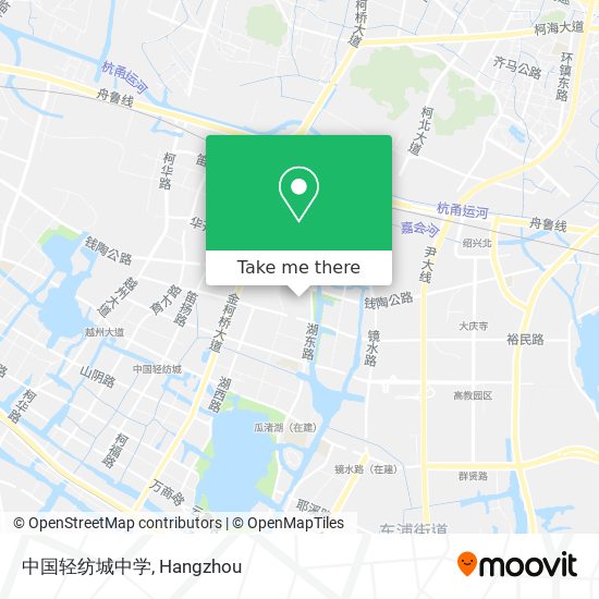 中国轻纺城中学 map
