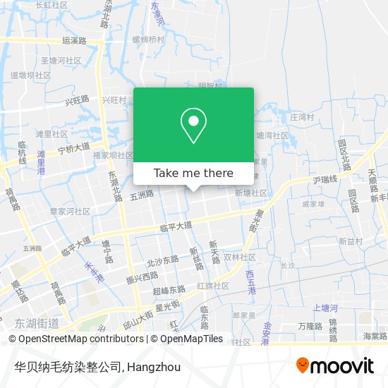 华贝纳毛纺染整公司 map