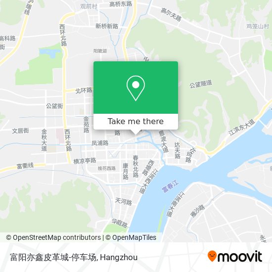 富阳亦鑫皮革城-停车场 map