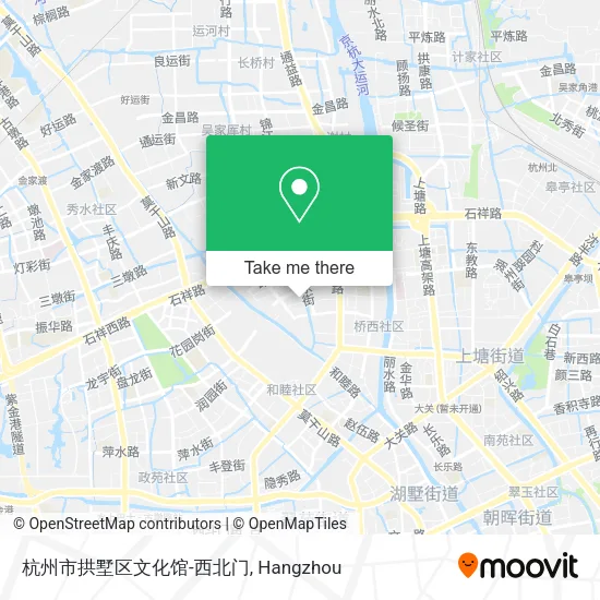 杭州市拱墅区文化馆-西北门 map
