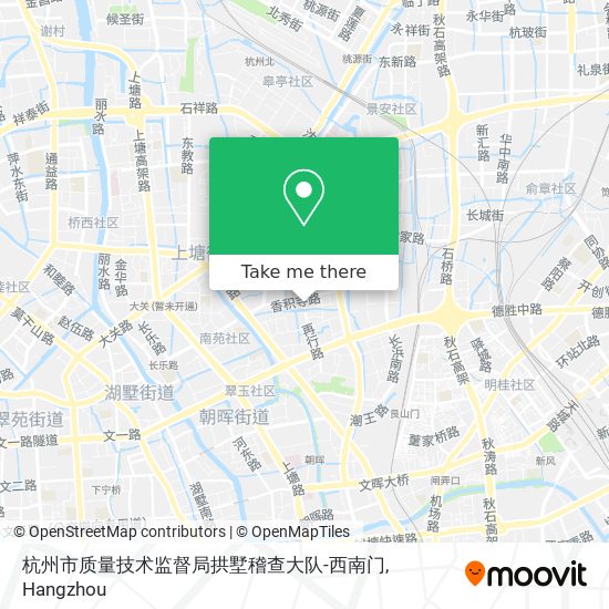 杭州市质量技术监督局拱墅稽查大队-西南门 map