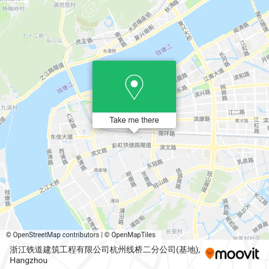 浙江铁道建筑工程有限公司杭州线桥二分公司(基地) map
