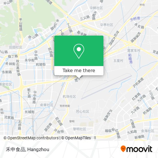 禾申食品 map