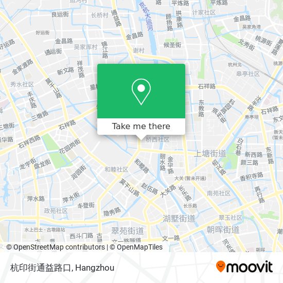 杭印街通益路口 map