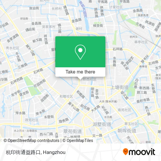 杭印街通益路口 map