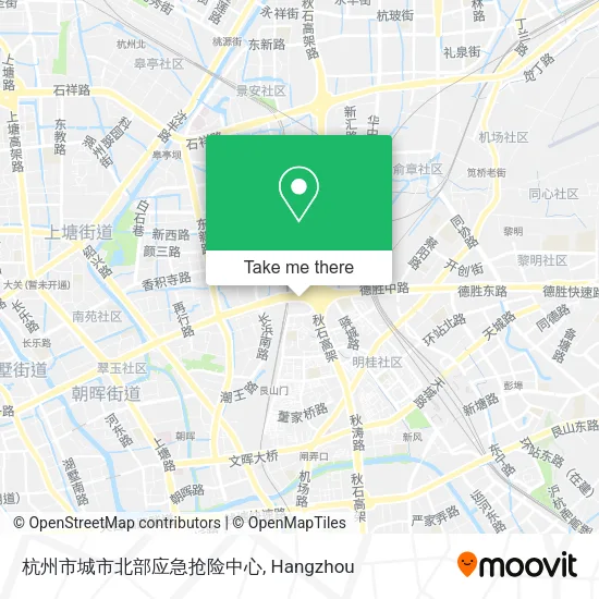 杭州市城市北部应急抢险中心 map