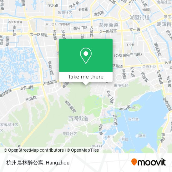 杭州晨林醉公寓 map