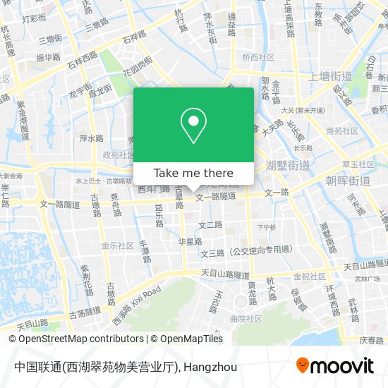 中国联通(西湖翠苑物美营业厅) map