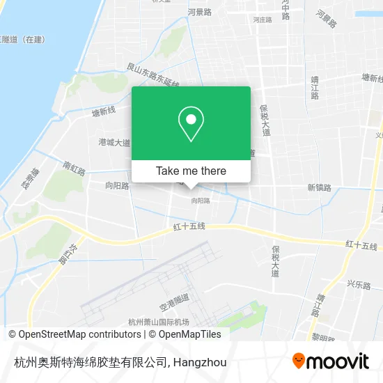 杭州奥斯特海绵胶垫有限公司 map
